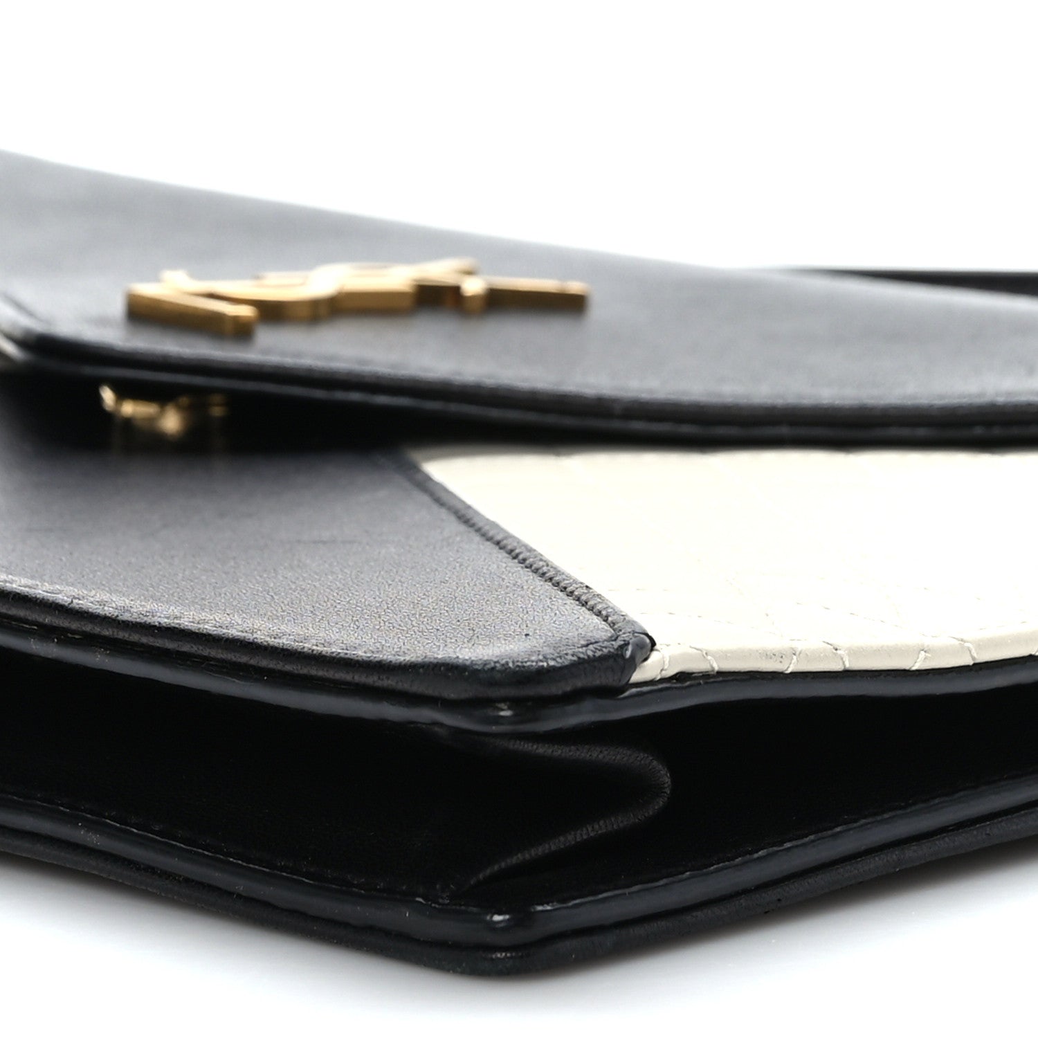 Saint Laurent Vintage Lambskin Gaby Chain Bag Black 9 of 9