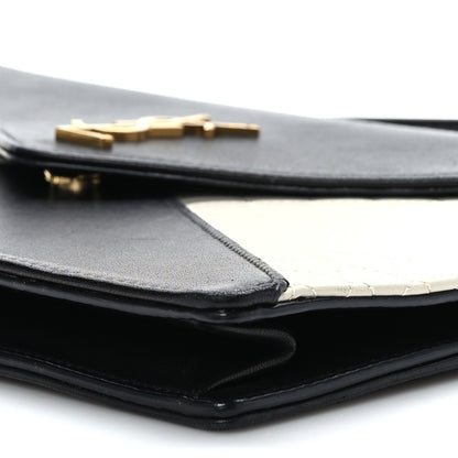 Saint Laurent Vintage Lambskin Gaby Chain Bag Black 9 of 9