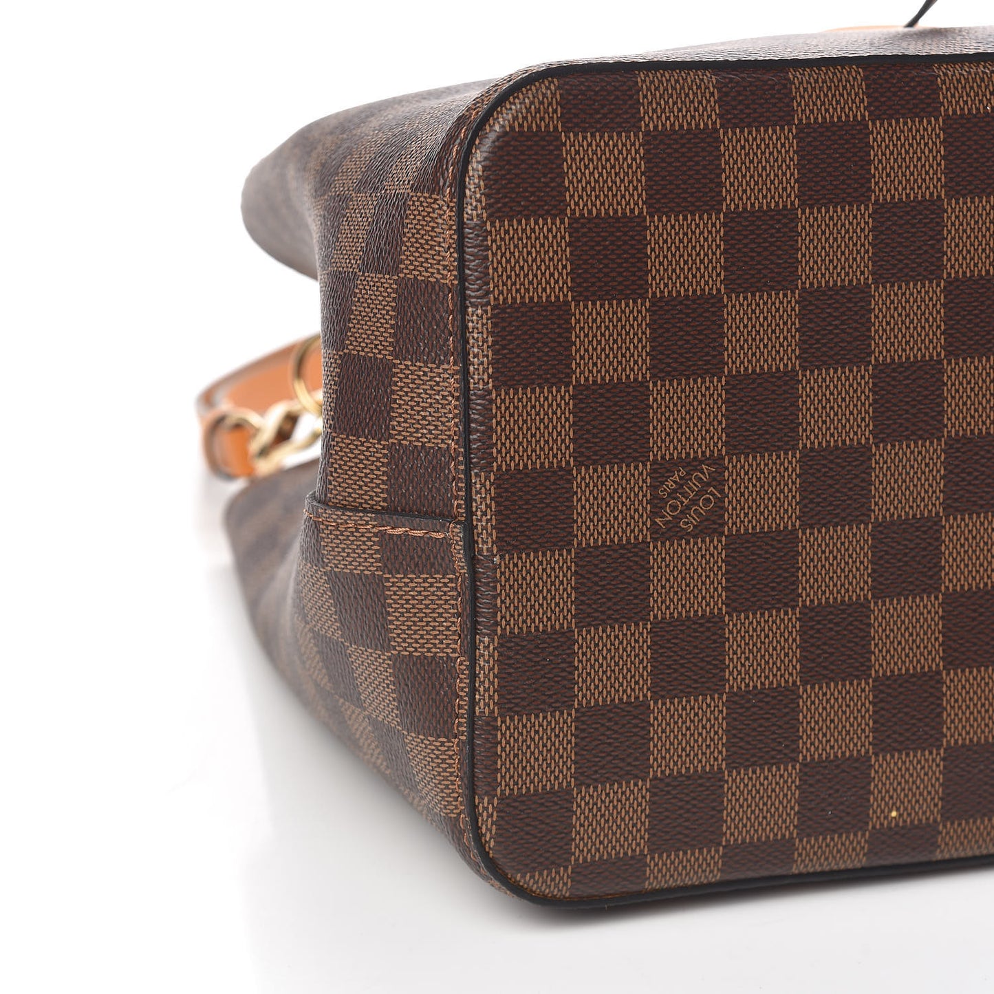 Damier Ebene Neonoe MM Safran