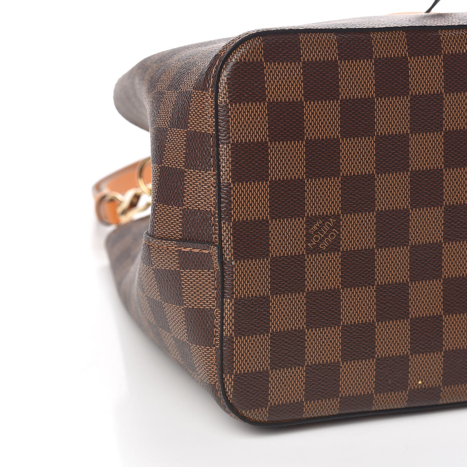 Louis Vuitton Damier Ebene Neonoe MM Safran 7 of 10