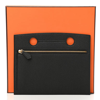Hermes Togo Backpocket Pouch 30 Black 7 of 7