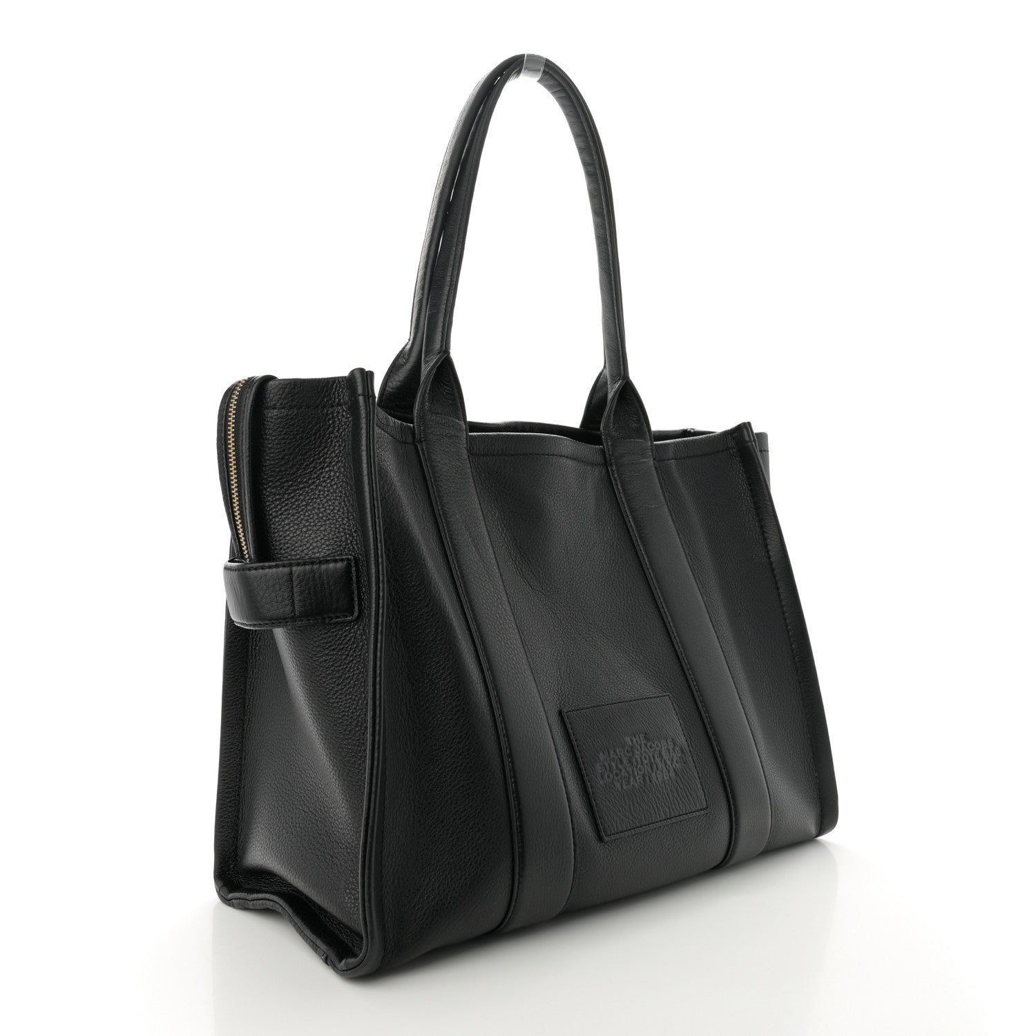 Marc Jacobs Grained Calfskin Large The Tote Bag Black 3 of 13