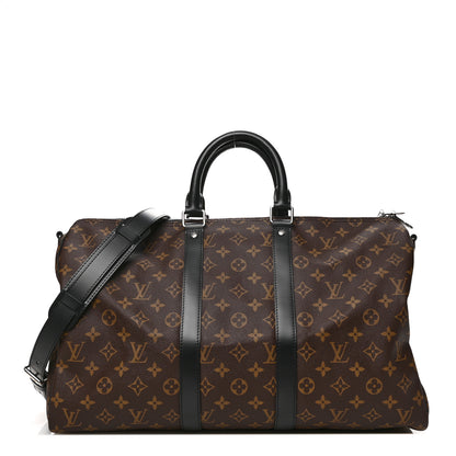 Louis Vuitton Monogram Macassar Keepall Bandouliere 45 1 of 10