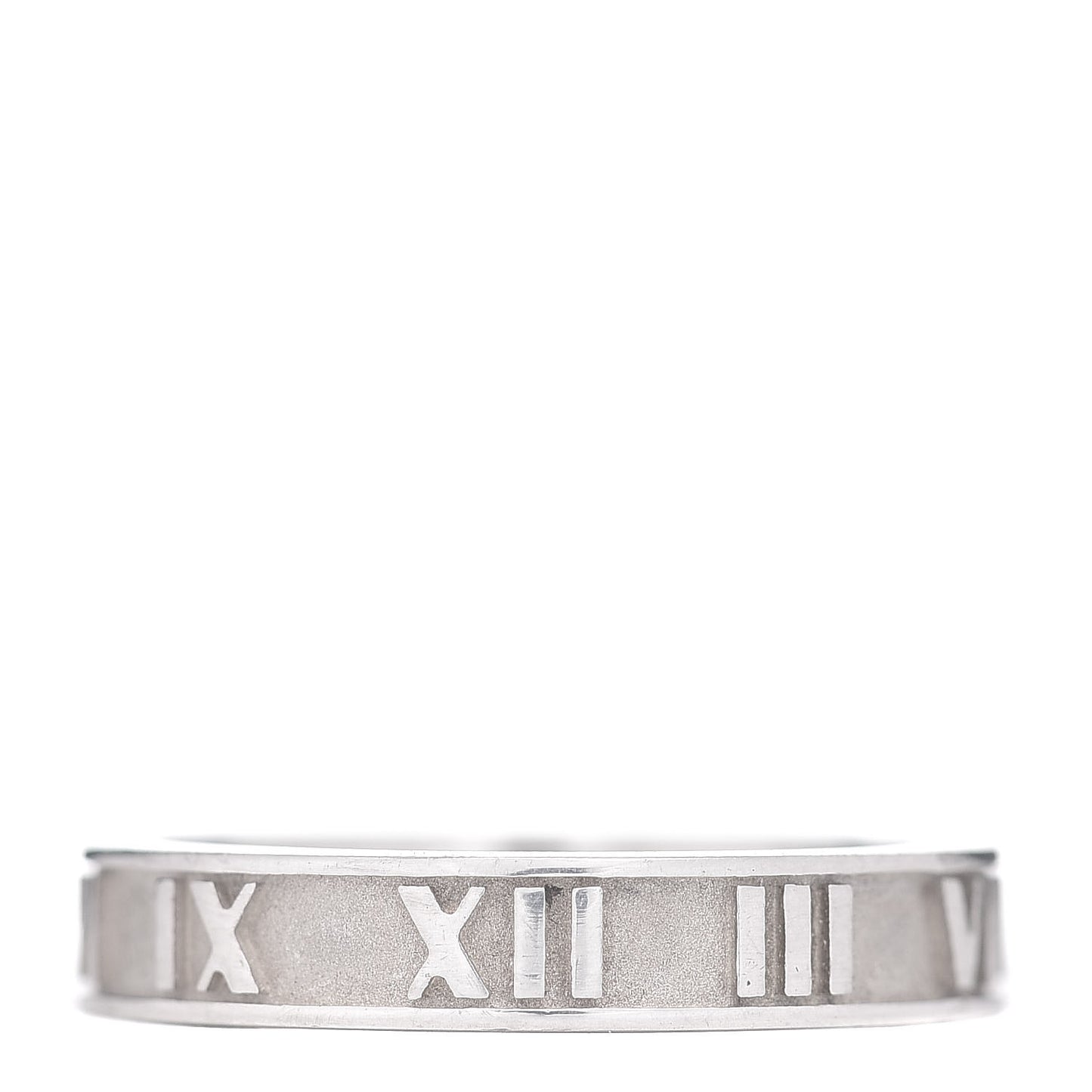 Sterling Silver Narrow Atlas Ring 57 8