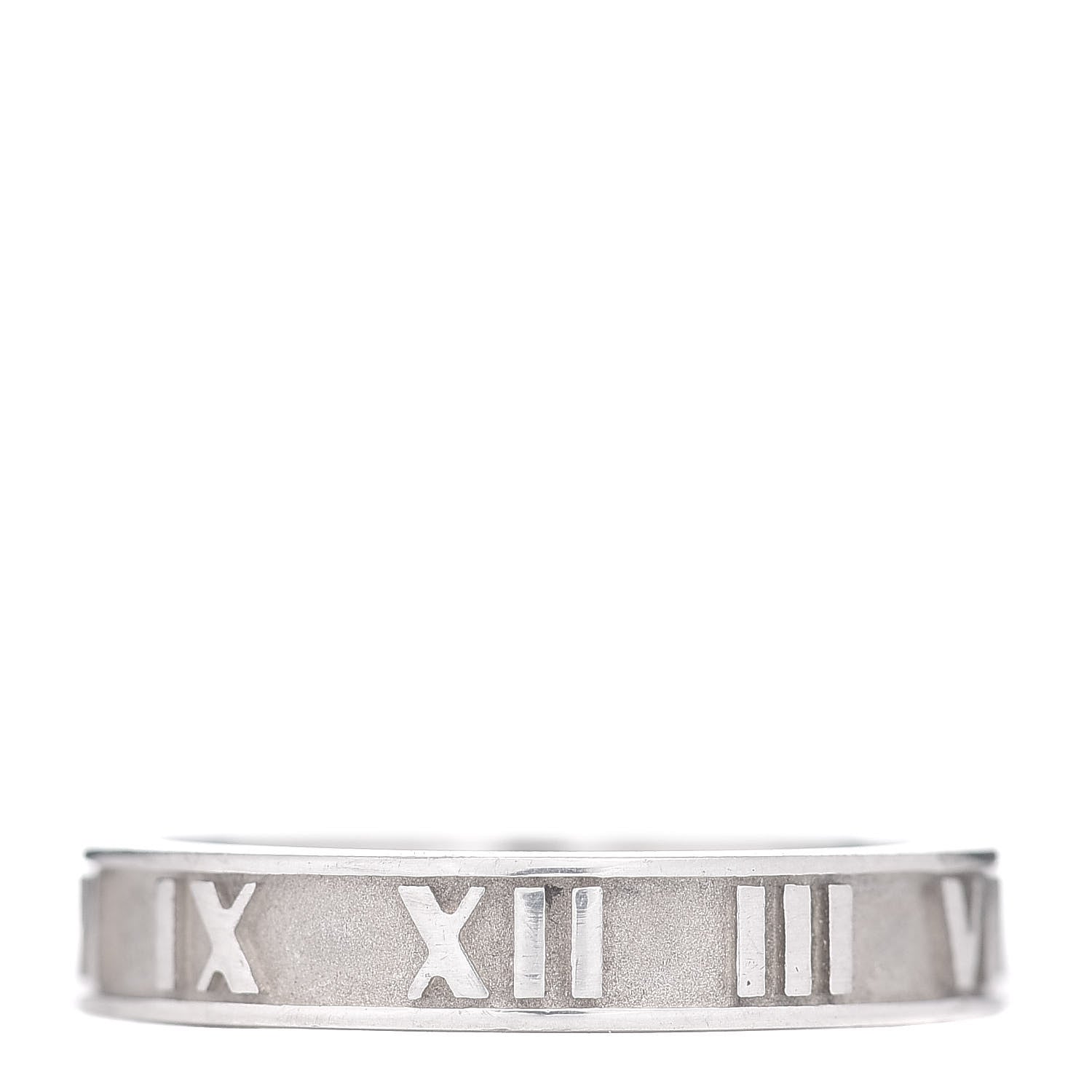 Tiffany Sterling Silver Narrow Atlas Ring 57 8 3 of 4