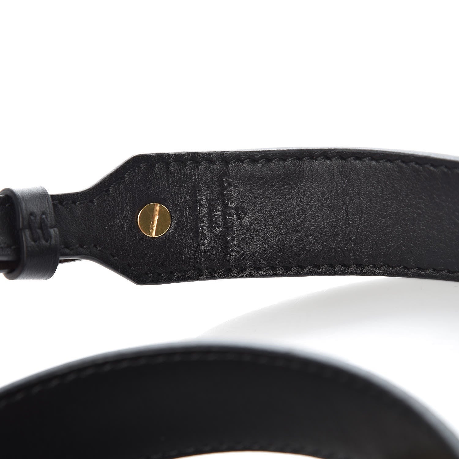 Louis Vuitton Monogram Bandouliere Shoulder Strap XL Black 4 of 4