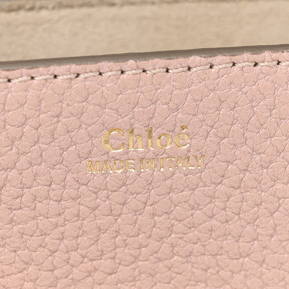 Chloe Grained Lambskin Mini Drew Shoulder Bag Cement Pink 6 of 9