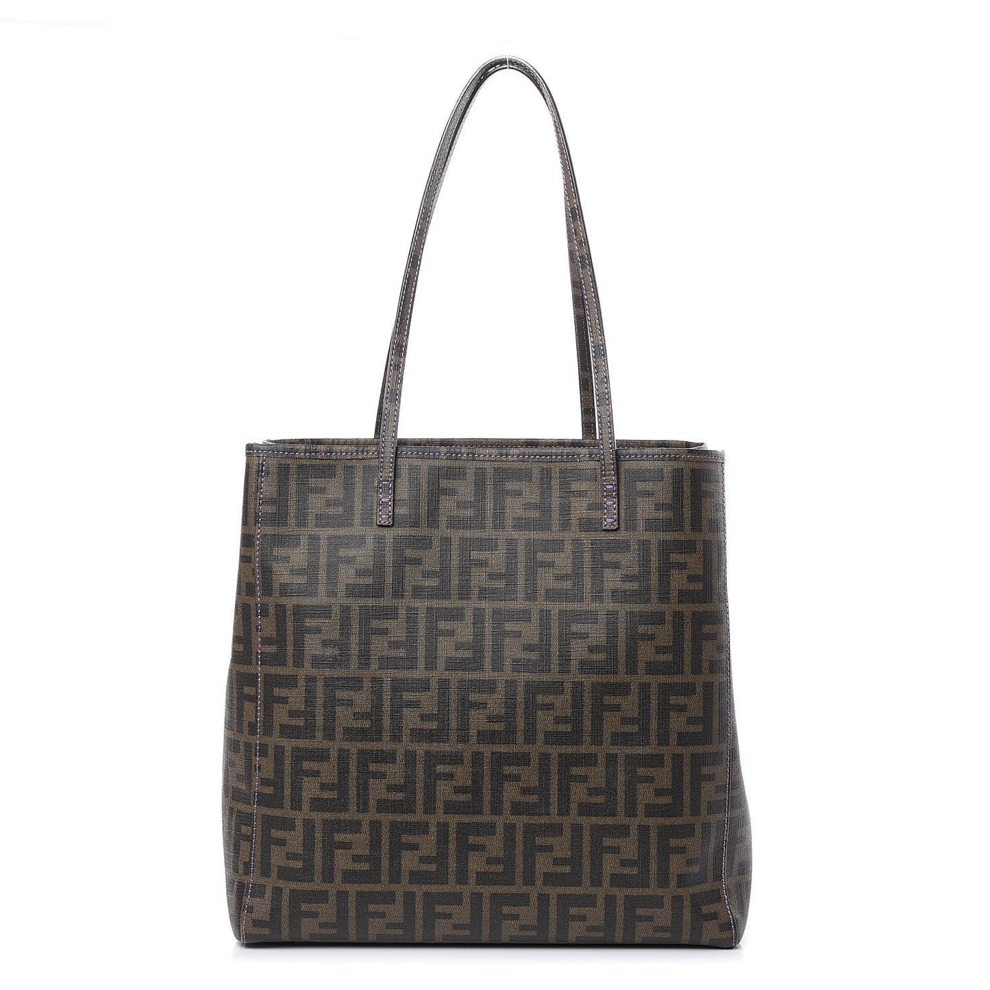 Zucca Spalmati Shopping Tote Tobacco Viola