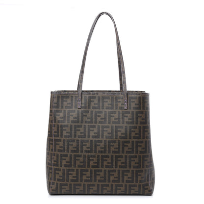 Fendi Zucca Spalmati Shopping Tote Tobacco Viola 1 of 10