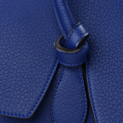 Celine Crisped Calfskin Mini Tie Knot Tote Indigo 10 of 11