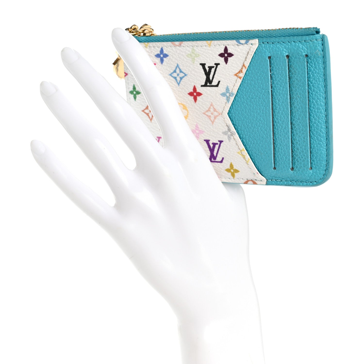 Louis Vuitton LV X TM Monogram Romy Card Holder Kabira Blue 2 of 6