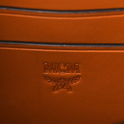MCM Visetos Mini Patricia Crossbody Bag Cognac 6 of 10