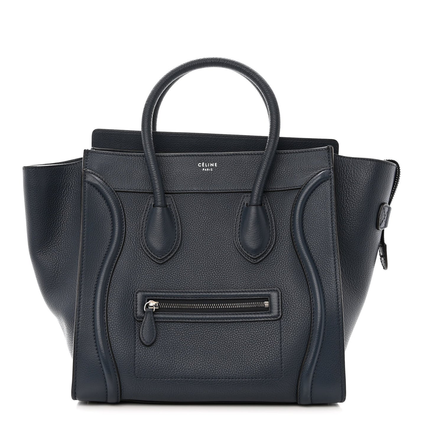 Drummed Calfskin Mini Luggage Orage