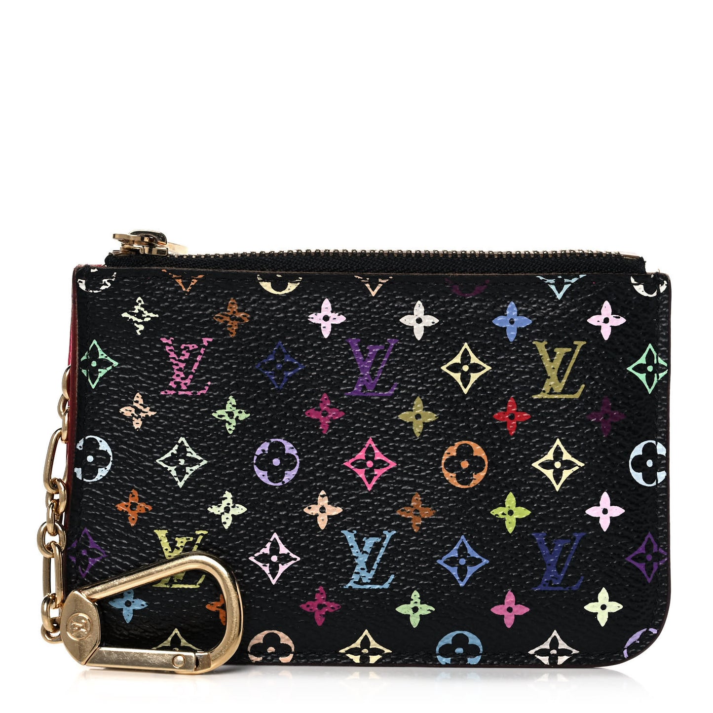 Monogram Multicolor Key Pouch Black Grenade