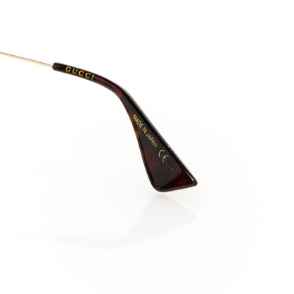 Gucci Web Aviator Sunglasses GG0062S Green Red 6 of 8