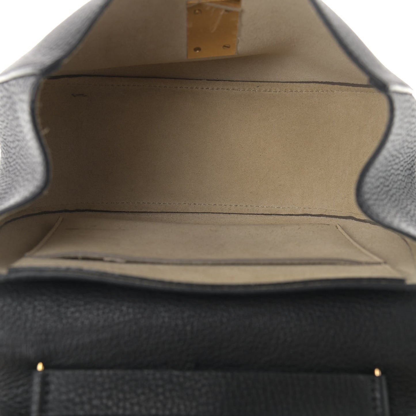Grained Lambskin Mini Drew Shoulder Bag Black
