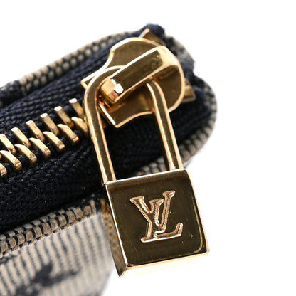 Louis Vuitton Mini Lin Key Pouch Blue 8 of 9