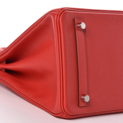 Hermes Epsom Birkin 30 Rouge Tomate 10 of 34