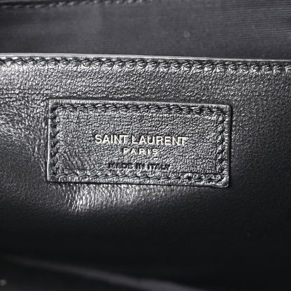 Saint Laurent Lambskin Matelasse Monogram Large Jamie 4.3 New Dark Bordeaux 6 of 10