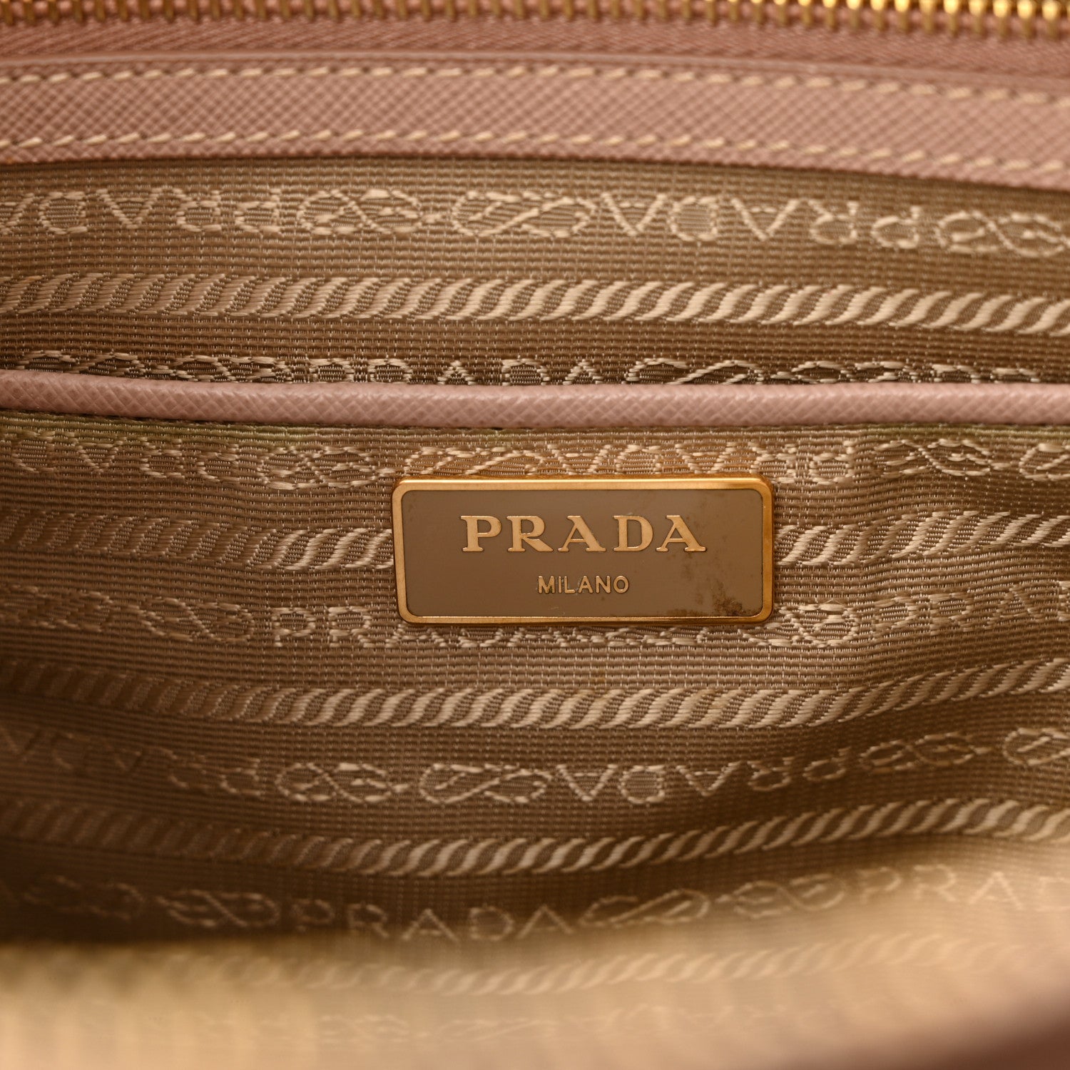 Prada Saffiano Medium Galleria Double Zip Tote Cammeo 6 of 13