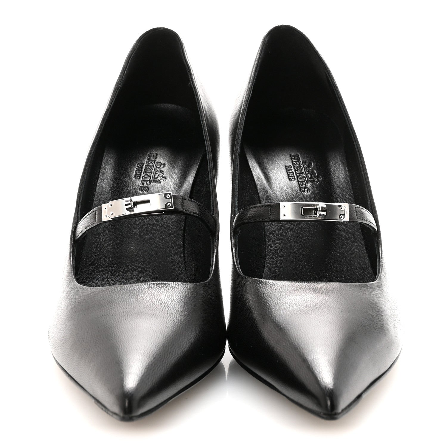 Hermes Nappa Majeste 80 Pumps 37.5 Black 3 of 9
