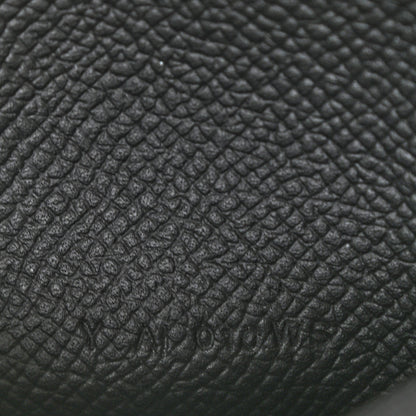 Hermes Epsom Bearn Compact Wallet Black 7 of 7