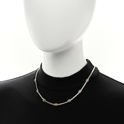 Chanel Metal CC Short Chain Necklace Gold 2 of 5