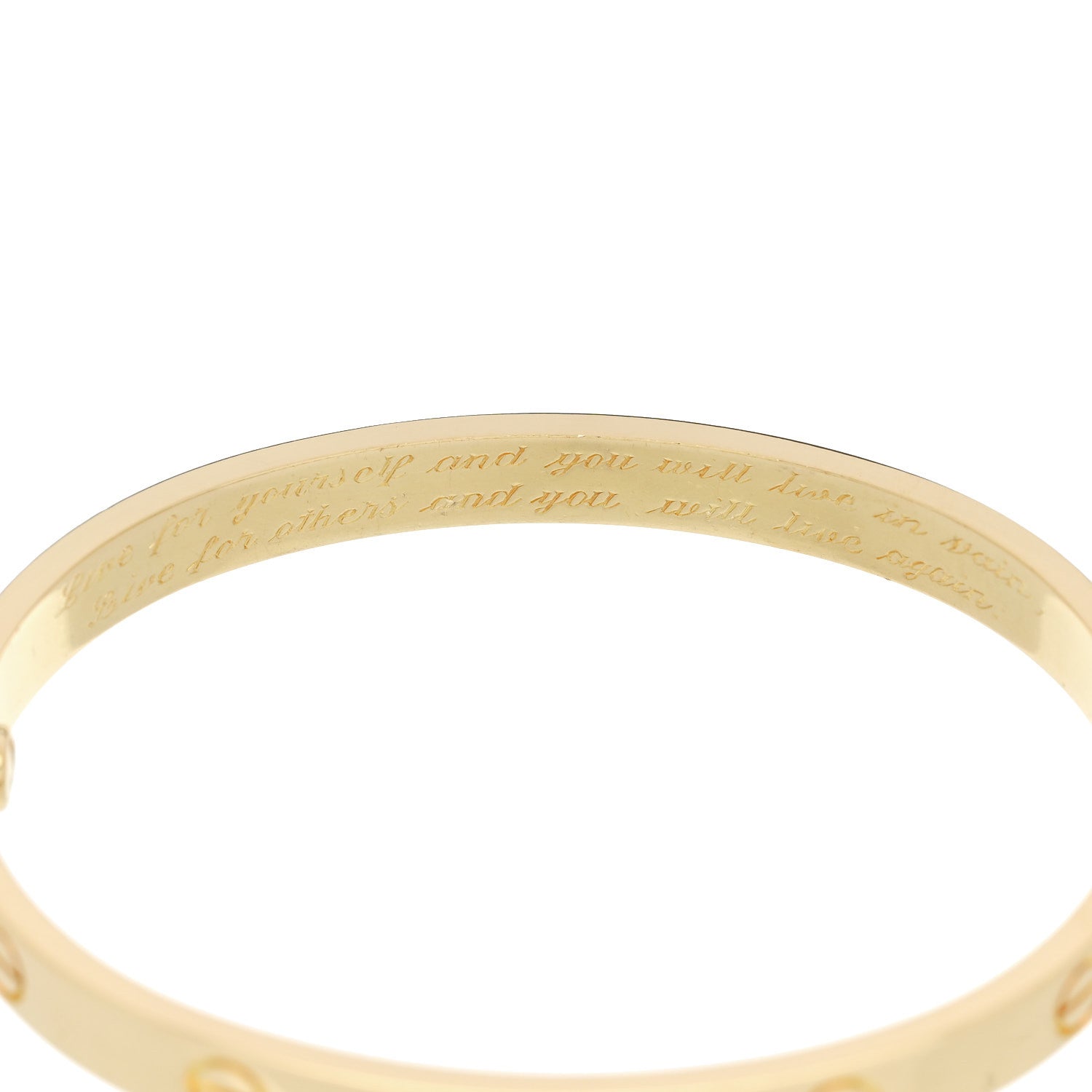 Cartier 18K Yellow Gold LOVE Bracelet 17 7 of 10