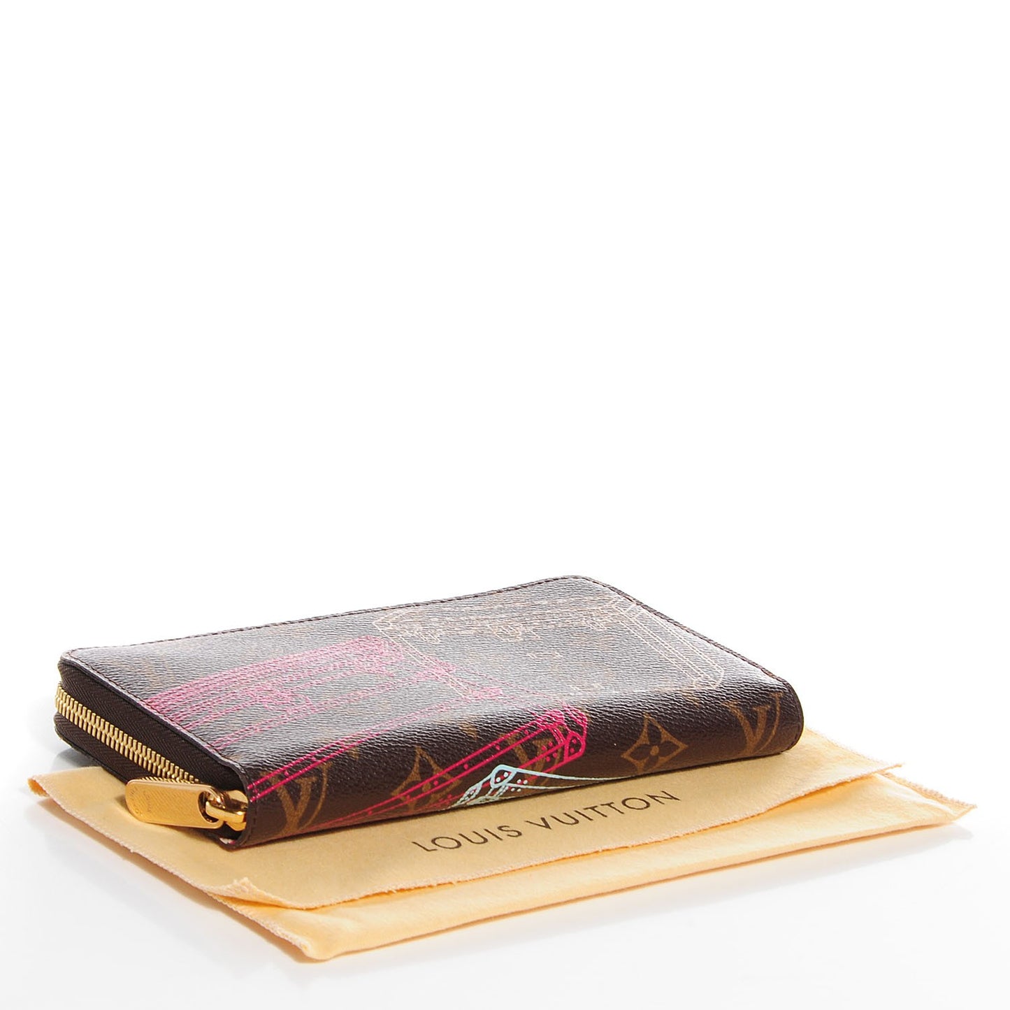 Monogram 2014 Christmas Animation Zippy Wallet
