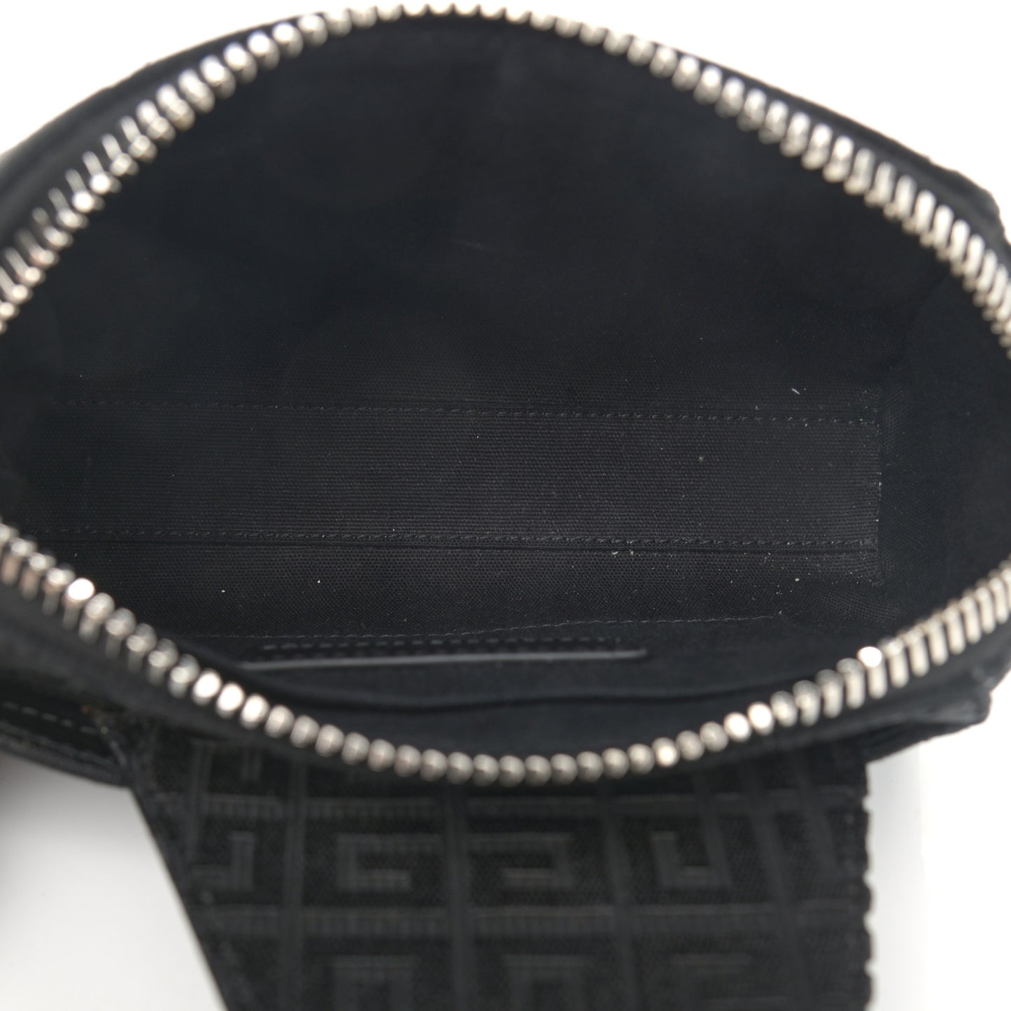 Canvas Jacquard Antigona U Crossbody Bag Black