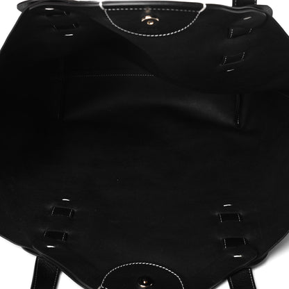Chloe Small Grain Smooth Calfskin Medium Darryl Tote Black 4 of 7