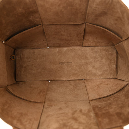 Bottega Veneta Suede Maxi Intrecciato Small Arco Tote 6 of 10