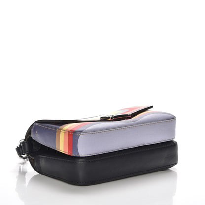 Fendi Vitello Dolce Hypnotic Micro Double Baguette Multicolor Blue Notte 4 of 6