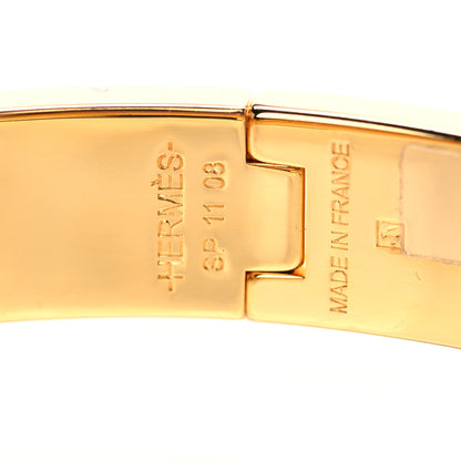 Hermes Enamel Narrow Clic Clac H Bracelet PM Rouge Baroque 4 of 8