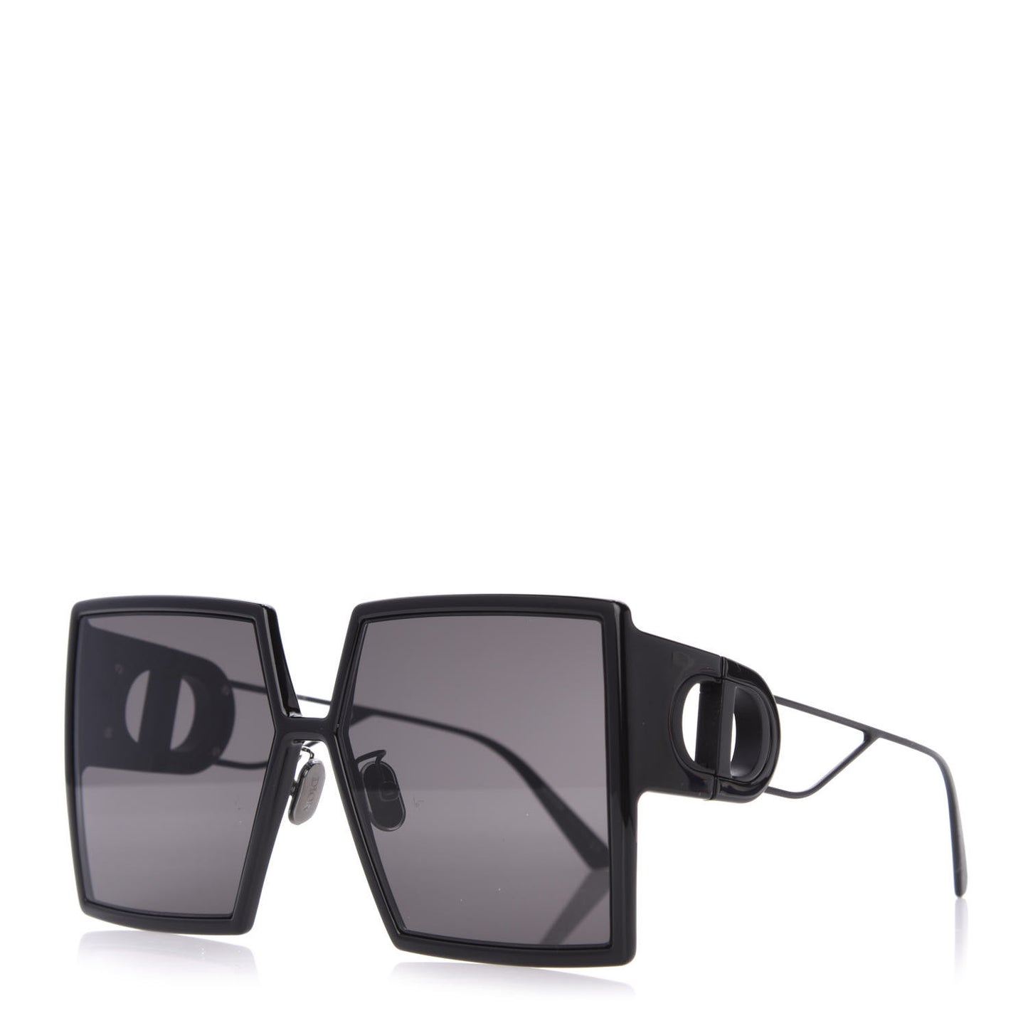 Rectangular 30 Montaigne 1 Sunglasses Black