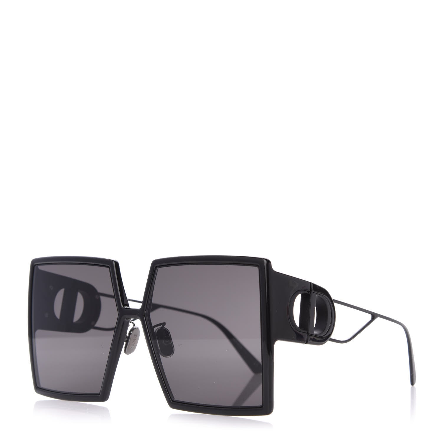 Christian Dior Rectangular 30 Montaigne 1 Sunglasses Black 1 of 7
