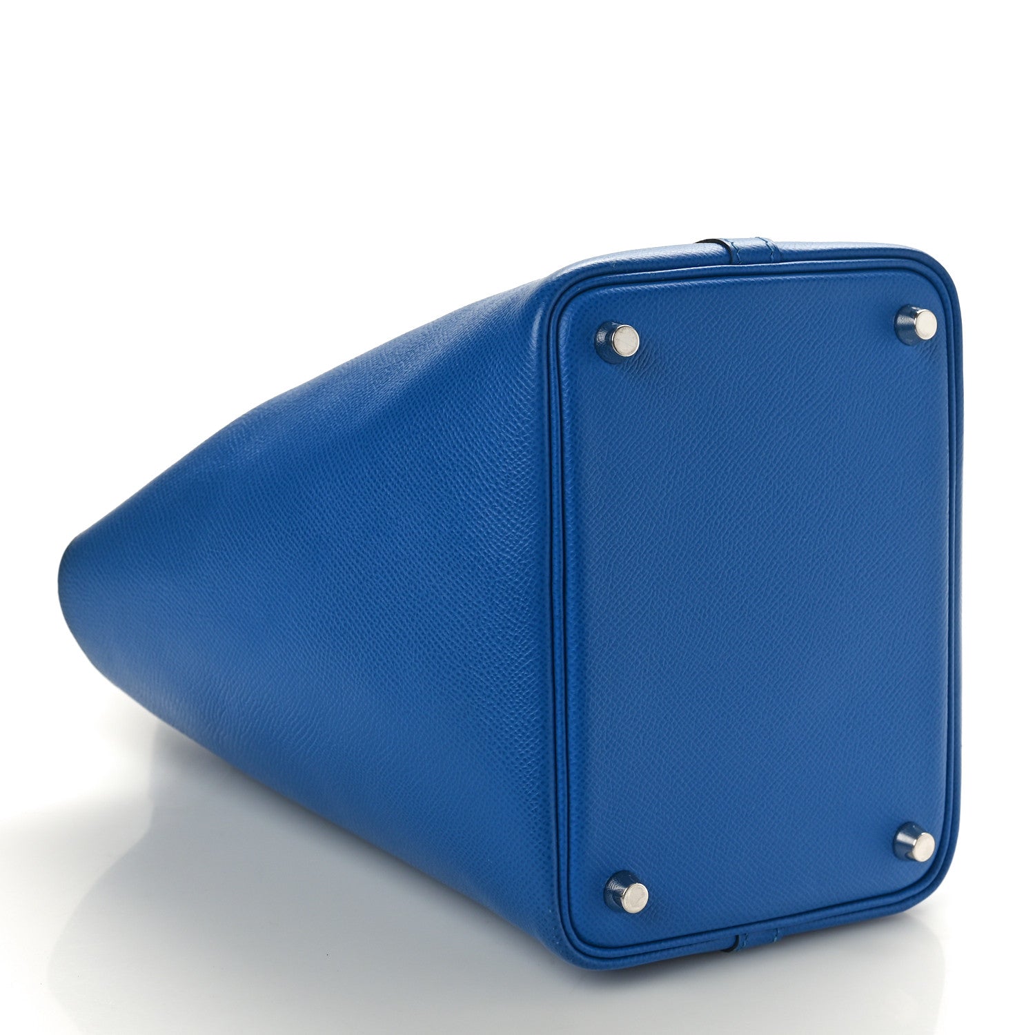 Hermes Epsom Tressage De Cuir Picotin Lock 18 PM Bleu Zellige 4 of 9