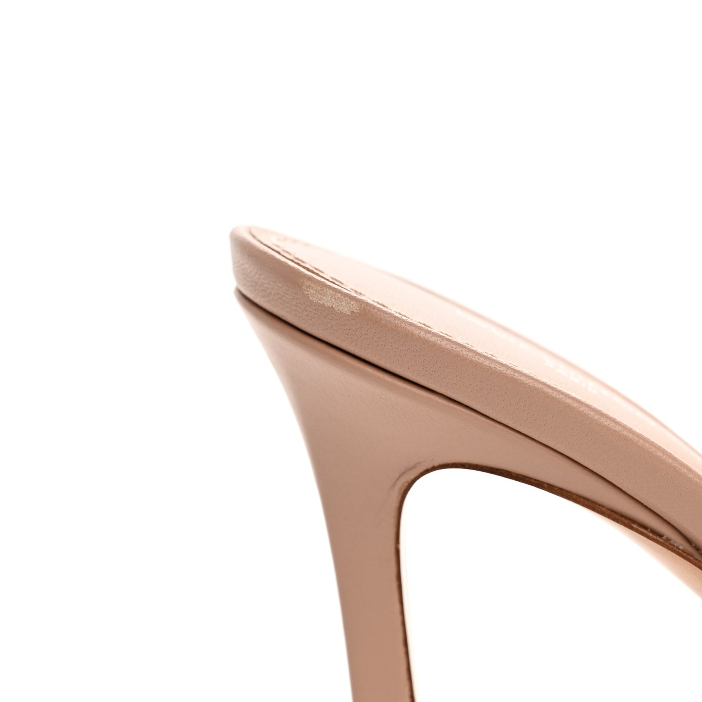 Lambskin Embossed Monogram Revival Mules 38 Beige