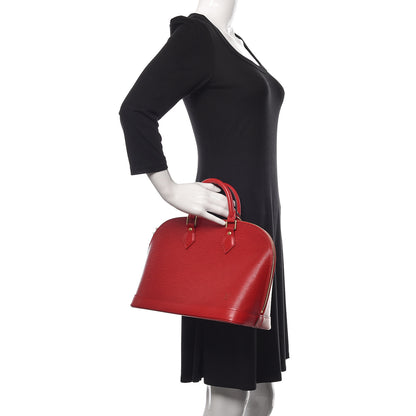 Louis Vuitton Epi Alma PM Castillan Red 2 of 10