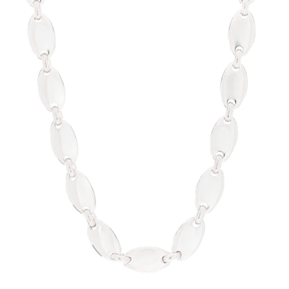 Tiffany Sterling Silver Oval Link Collar Necklace 1 of 3