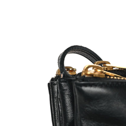 Celine Lambskin Small Trio Crossbody Bag Black 13 of 14