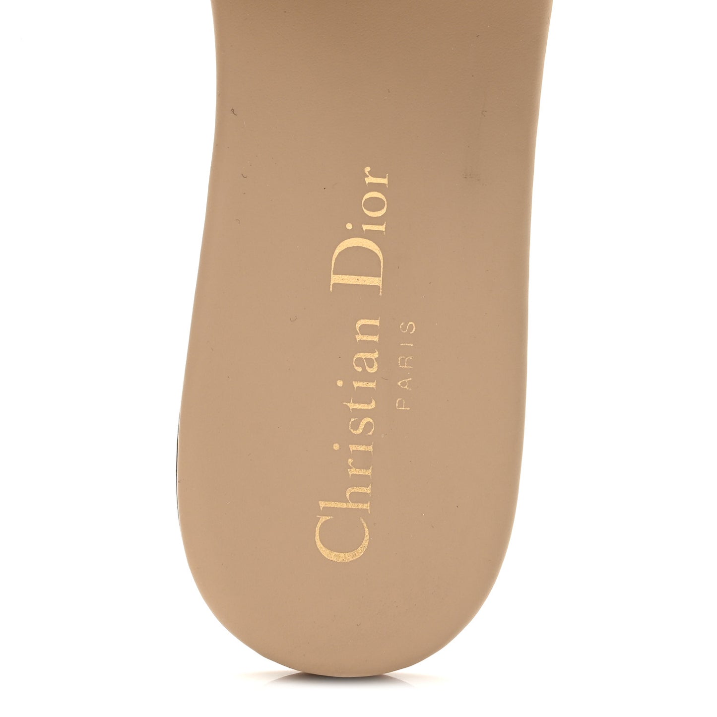 Calfskin 30 Montaigne Flat Slide Sandals 37 Desert
