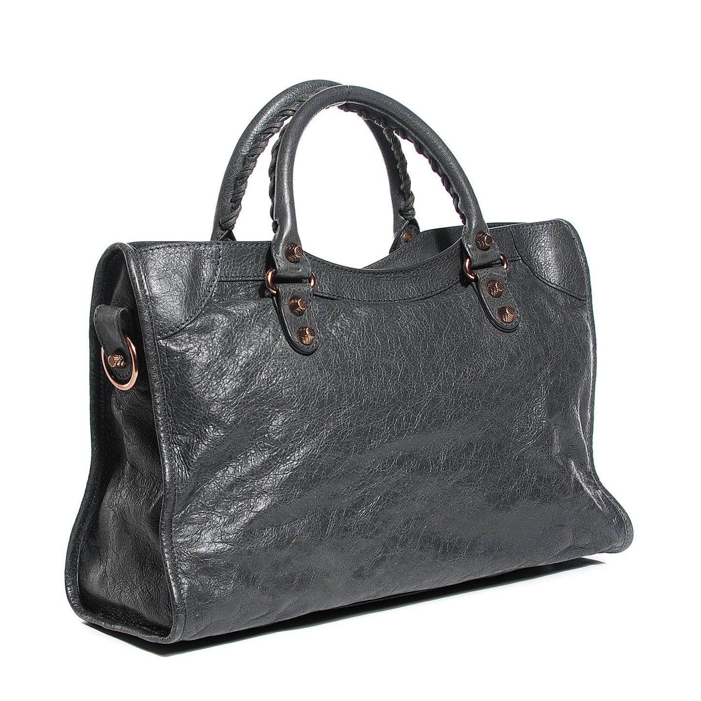 Agneau Giant 12 Rose Gold Hardware City Gris Tarmac