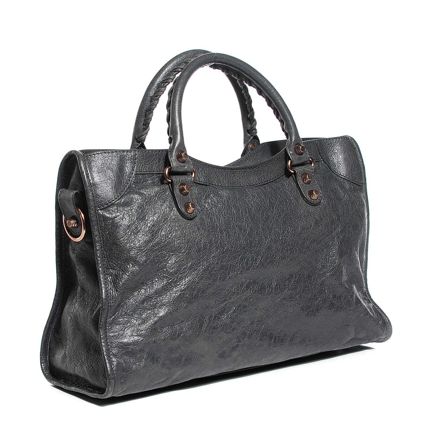 Balenciaga Agneau Giant 12 Rose Gold Hardware City Gris Tarmac 3 of 14