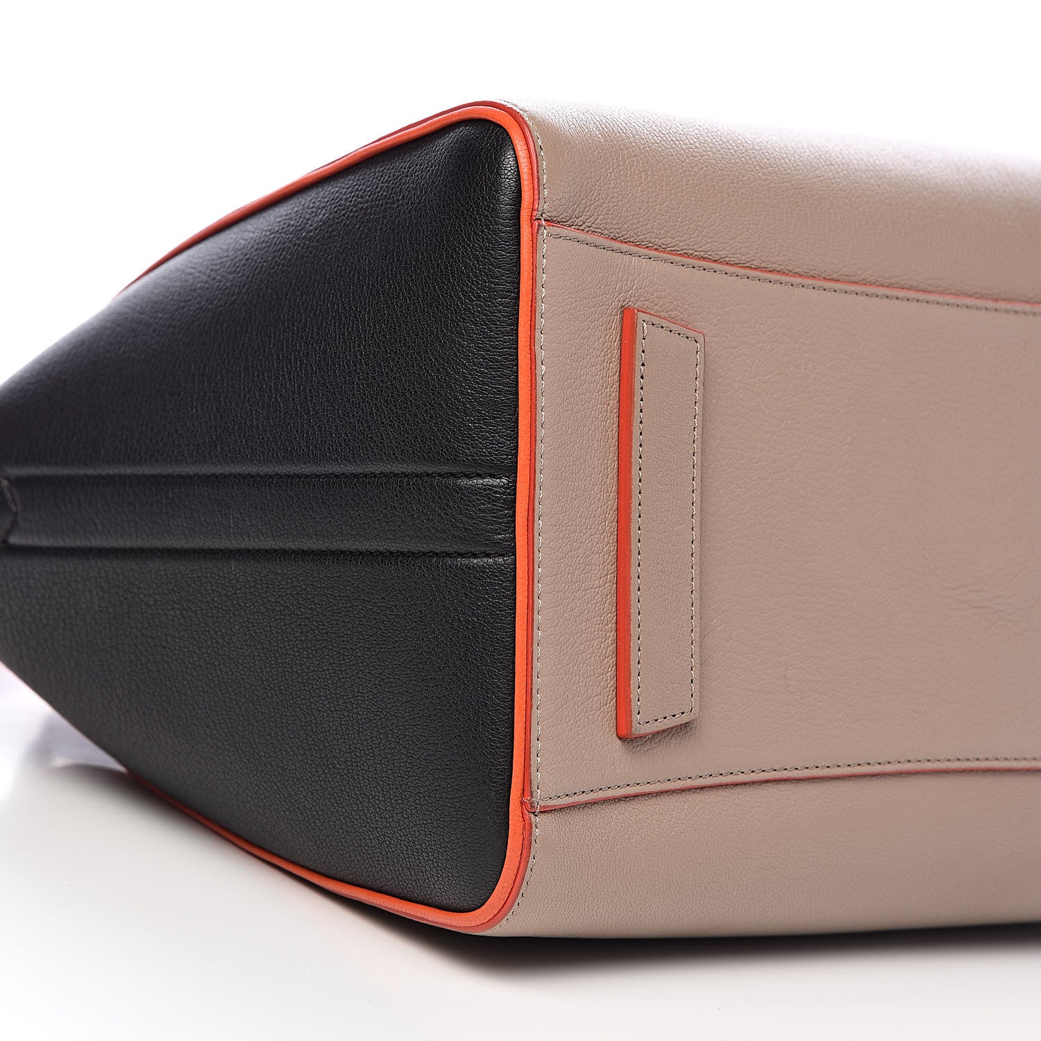 Givenchy Sugar Goatskin Medium Tri-Color Antigona Taupe Black Orange 8 of 10
