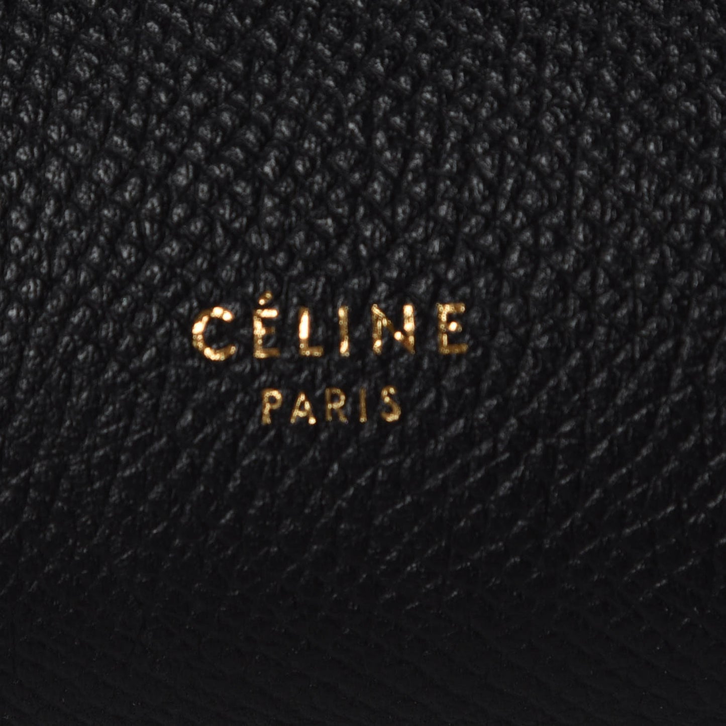 Grained Calfskin Mini Belt Bag Black