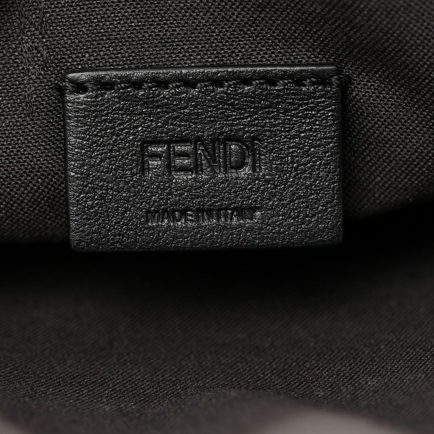 Fendi Vitello Soft F is Fendi Bi-Color FF 1974 Embossed Envelope Wallet On Chain with Pouches Maya Black 7 of 12