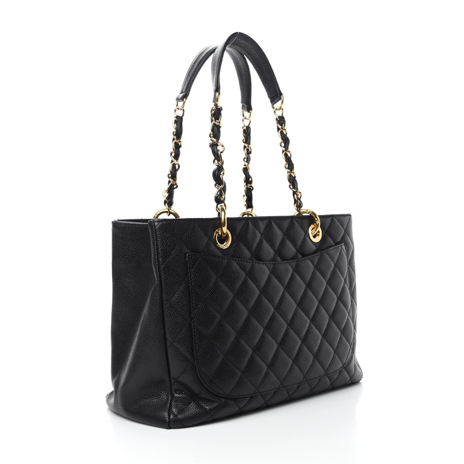 Chanel Caviar Quilted Grand Shopping Tote GST Black 3 of 13