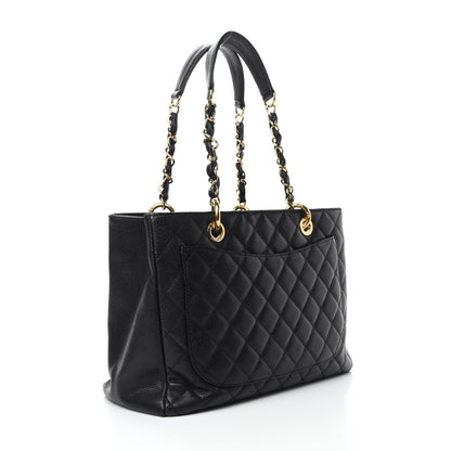 Chanel Caviar Quilted Grand Shopping Tote GST Black 3 of 13