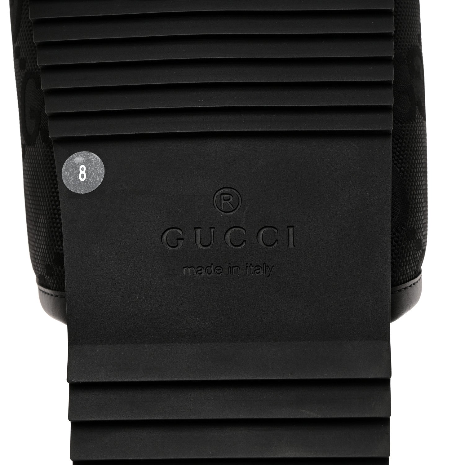 Gucci Econyl Nylon Demetra GG Monogram Mens Off the Grid Slide Sandals 8 Black 7 of 8